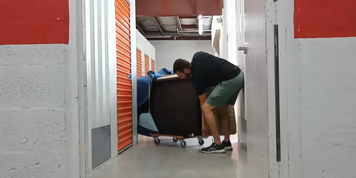 Moving day in action